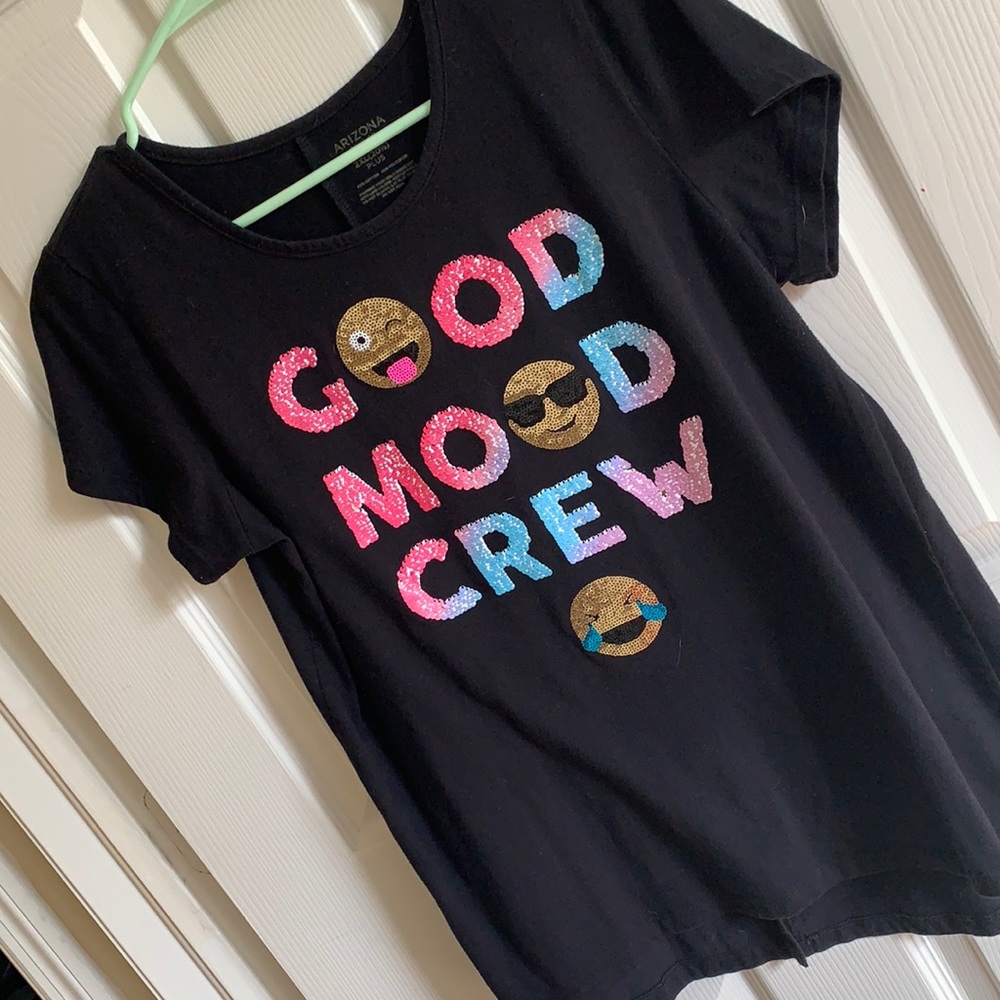 Arizona 2XL 20 1/2 plus black A-line top